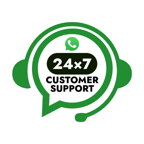 24x7 WhatsApp support